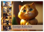Lustige Kätzchen (Wandkalender 2024 DIN A3 quer), CALVENDO Monatskalender