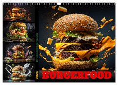 Burgerfood (Wandkalender 2024 DIN A3 quer), CALVENDO Monatskalender