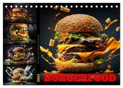 Burgerfood (Tischkalender 2024 DIN A5 quer), CALVENDO Monatskalender - Meutzner, Dirk