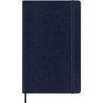 Moleskine 18 Monate Wochen Notizkalender 2023/2024, L/A5, 1 Wo = 1 Seite, Rechts Linierte Seite, Soft Cover, Saphir