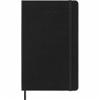 Moleskine 18 Monate Wochen Notizkalender 2023/2024, L/A5, 1 Wo = 1 Seite, Rechts Linierte Seite, Hard Cover, Schwarz