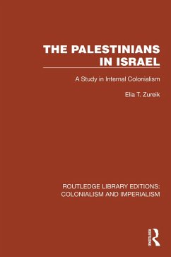 The Palestinians in Israel (eBook, ePUB) - Zureik, Elia T.