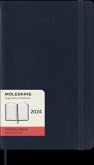 Moleskine 12 Monate Tageskalender 2024, Large/A5, 1 Tag = 1 Seite, Weicher Einband, Saphir