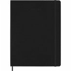 Moleskine 18 Monate Wochen Notizkalender 2023/2024, Xl, 1 Wo = 1 Seite, Rechts Linierte Seite, Hard Cover, Schwarz