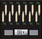 Krinner Superlight Bavaria Mini Flame 12er Set Elfenbein