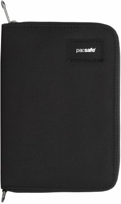 Pacsafe RFIDsafe Reisebrieftasche schwarz