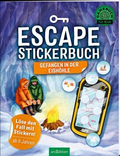 Escape-Stickerbuch - Gefangen in der Eishöhle - Kiefer, Philip