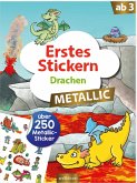 Erstes Stickern Metallic - Drachen