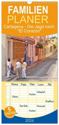 Familienplaner 2024 - Cartagena - Die Jagd nach El Corazón mit 5 Spalten (Wandkalender, 21 x 45 cm) CALVENDO - Rodewald CreativK.de, Hans