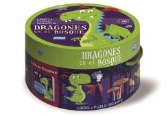 Dragones Del Bosque. Cajas Redondas. Con puzzle Edic. ilustrado (Español)