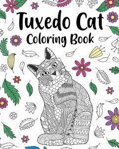 Tuxedo Cat Coloring Book - Paperland