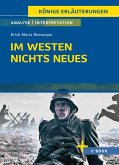 Im Westen nichts Neues von Erich Maria Remarque - Textanalyse und Interpretation (eBook, ePUB)