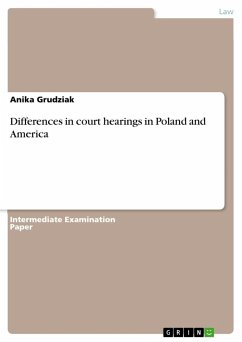 Differences in court hearings in Poland and America