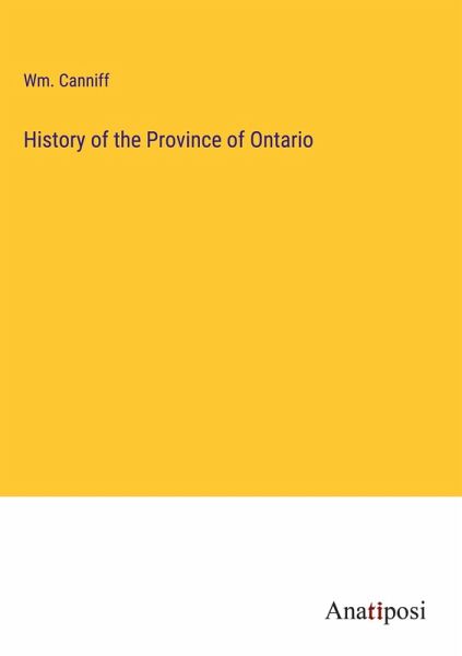 History of the Province of Ontario