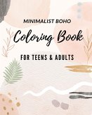 Minimalist Boho Coloring Books For Teens Relaxation and Adults