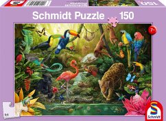 Schmidt 56456 - Urwaldbewohner, Kinderpuzzle, 150 Teile