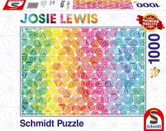 Cover Schmidt 57579 - Josie Lewis, Kunterbunte Dreiecke, Puzzle, 1000 Teile