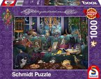 Schmidt 59989 - Brigid Ashwood, Katzen in Quarantäne, Puzzle, 1000 Teile