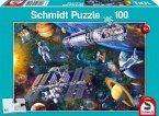 Schmidt 56455 - Weltraumspaß, Kinderpuzzle, 100 Teile