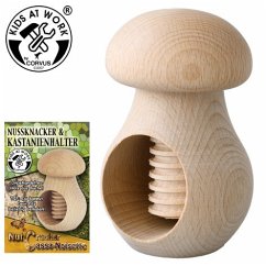 Cover Corvus A600396 - Kastanienhalter natur/unbehandelt zum bemalen, Nussknacker