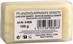 Corvus A600392 - Kappus Riesa, Pflanzenöl-Kernseife Sensitiv (ohne Parfüm und Farbstoffe) 150 g