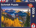 Schmidt 57390 - Herbstliches Neuschwanstein, Puzzle, 1000 Teile