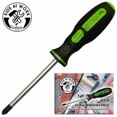 Cover Corvus A600125 - Kids-at-Work, Kreuz-Schraubenzieher PH3, 16cm