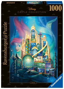 Ravensburger Puzzle 17337 - Arielle - 1000 Teile Disney Castle Collection Puzzle für Erwachsene und Kinder ab 14 Jahren