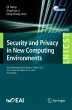 Security and Privacy in New Computing... - Bild 1