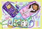 Ravensburger Kinderpuzzle 05709 - Pyjamaparty - 2x12 Teile Gabby's Dollhouse Puzzle für Kinder ab 3 Jahren