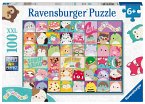 Ravensburger Kinderpuzzle 13391 - Viele bunte Squishmallows - 100 Teile Squishmallows Puzzle für Kinder ab 6 Jahren