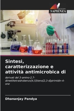 Sintesi, caratterizzazione e attività antimicrobica di - Pandya, Dhananjay