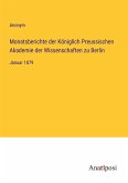 Monatsberichte der Königlich Preussischen Akademie der Wissenschaften zu Berlin