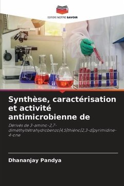 Synthèse, caractérisation et activité antimicrobienne de - Pandya, Dhananjay