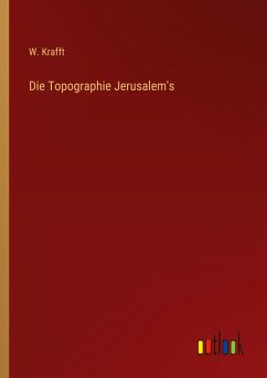 Cover Die Topographie Jerusalem's