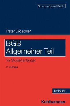 BGB Allgemeiner Teil (eBook, PDF) - Gröschler, Peter