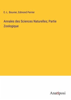 Cover Annales des Sciences Naturelles; Partie Zoologique