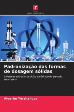 Cover Padronização das formas de dosagem sólidas