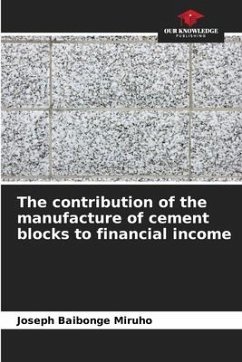 The contribution of the manufacture of cement blocks to financial income - Baibonge Miruho, Joseph