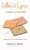 Letters & Lyrics Contents Of The Heart