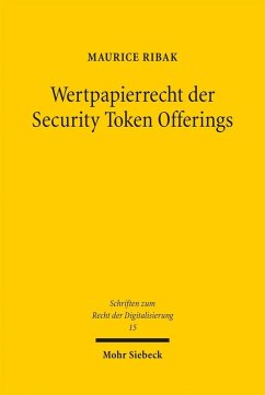 Wertpapierrecht der Security Token Offerings (eBook, PDF) Cover Wertpapierrecht der Security Token Offerings (eBook, PDF)