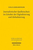 Journalistischer Quellenschutz im Zeitalter der Digitalisierung und Globalisierung (eBook, PDF)