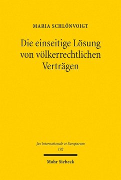 Cover Die einseitige Lösung von völkerrechtlichen Verträgen (eBook, PDF)