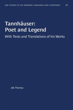 Tannhäuser: Poet and Legend (eBook, ePUB) - Thomas, J. W.