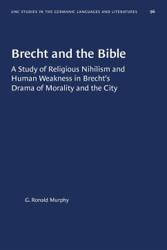 Brecht and the Bible (eBook, ePUB) - Murphy, G. Ronald
