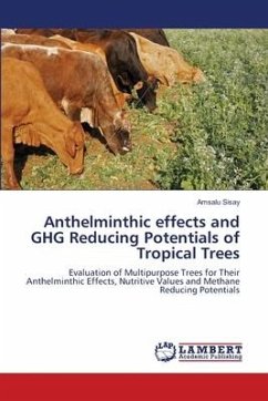 Anthelminthic effects and GHG Reducing Potentials of Tropical Trees