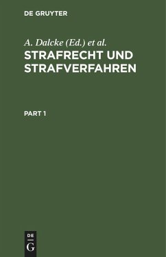 Cover Strafrecht und Strafverfahren (eBook, PDF)