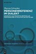 Personenreferenz im Dialekt (eBook,... - Bild 1