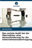 Das soziale Audit bei der Übernahme: eine Herausforderung für die Unternehmensübertragung