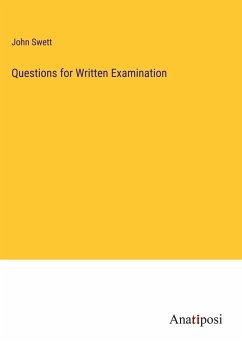 Questions for Written Examination - Swett, John